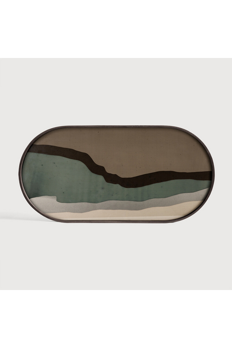 Oval Glass Tray | Ethnicraft Wabi Sabi | Oroa.com