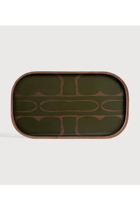 Hand-printed Glass Valet Tray | Ethnicraft Second Nature | Oroa.com