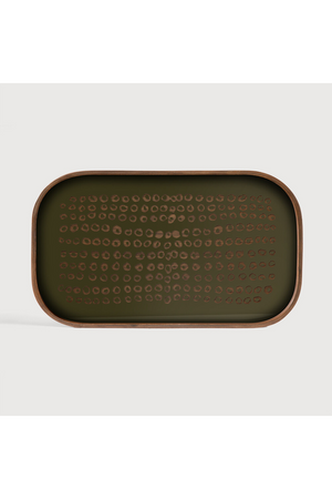 Hand-printed Glass Valet Tray | Ethnicraft Second Nature | Oroa.com