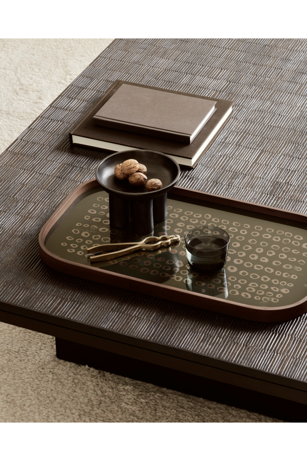Hand-printed Glass Valet Tray | Ethnicraft Second Nature | Oroa.com