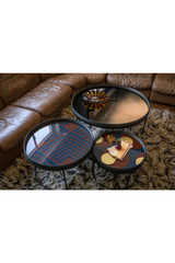 Round Wall Mirror | Ethnicraft Bronze | OROA TRADE