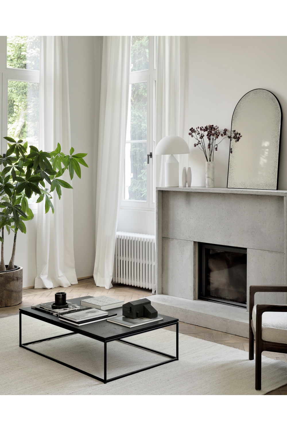 Industrial Wall Mirror | Ethnicraft Clear | OROA.COM