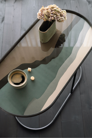 Black Tray Side Table | Ethnicraft Oblong | OROA.com