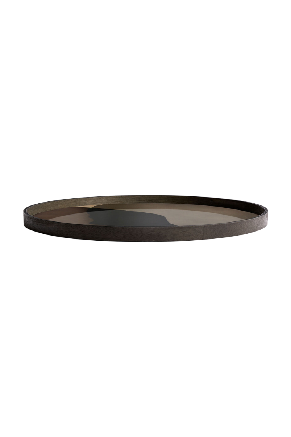 Printed Glass Round Tray | Ethnicraft Dots | Oroa.com