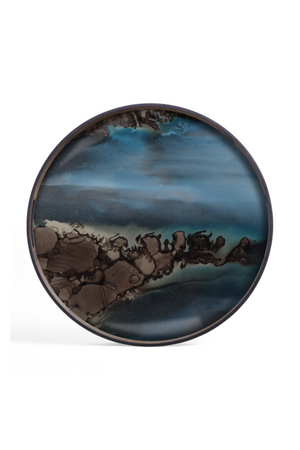 Round Glass Tray | Ethnicraft Organic | Oroa.com