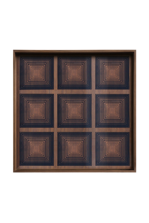 Square Glass Tray | Ethnicraft Linear Flow | Oroa.com