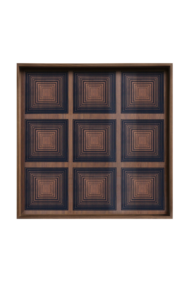 Square Glass Tray | Ethnicraft Linear Flow | Oroa.com