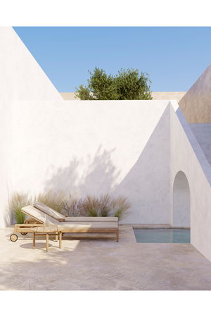 Outdoor Adjustable Lounger Cushion | Ethnicraft Jack