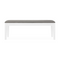 2-Seater Teak Cushioned Outdoor Bench | Ethnicraft Bok | Oroa.com