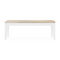 2-Seater Teak Cushioned Outdoor Bench | Ethnicraft Bok | Oroa.com