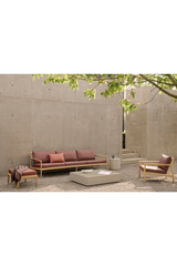 Outdoor Footstool Cushion | Ethnicraft Jack | OROA.COM