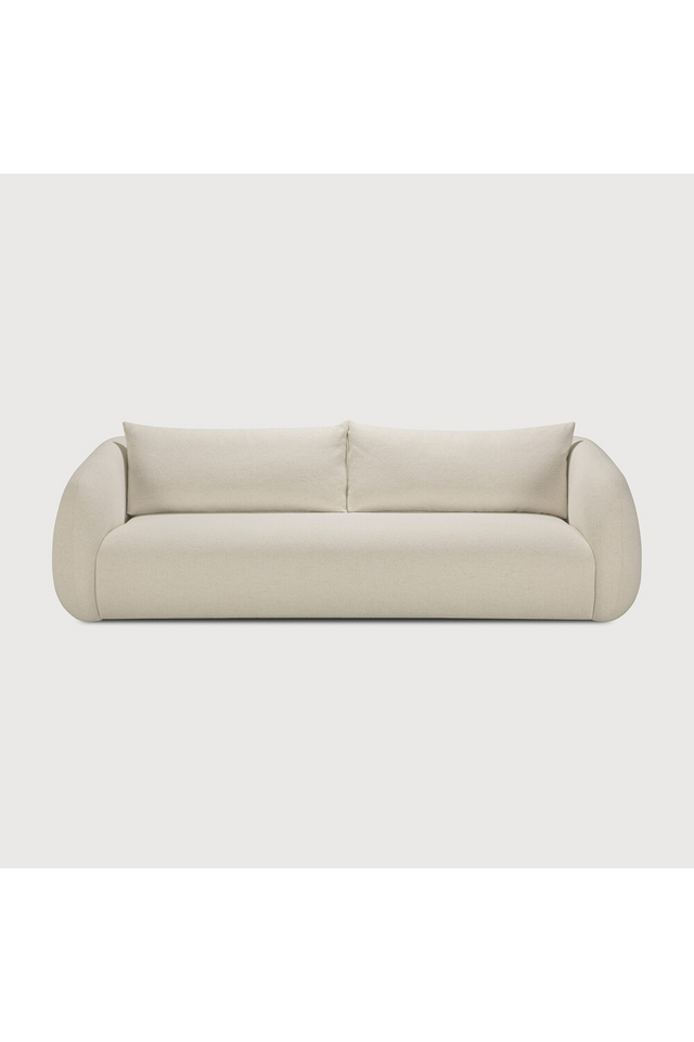 White Curved Sofa | Ethnicraft Contour | Oroa.com