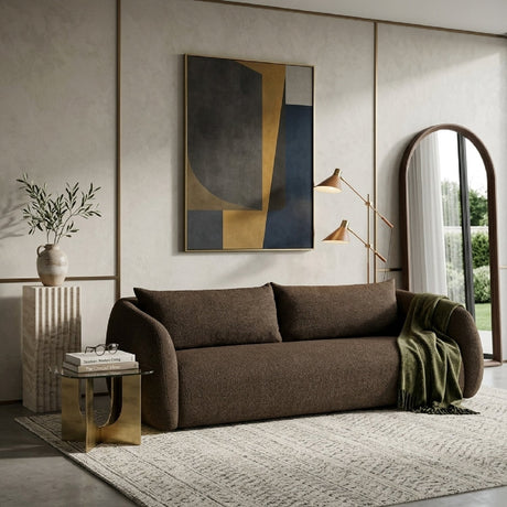 Modern European furniture - Fabric 3-Seater Sofa - www.oroa.com