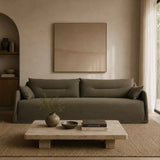 Linen Blend Sofa – Weave – upholstered finish alternate view 11