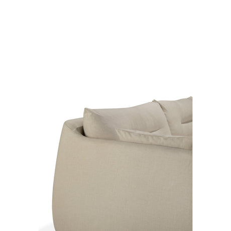 Modern European furniture - Linen Blend 2-Seater Sofa - www.oroa.com