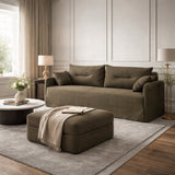 Modern European furniture - Linen Blend 2-Seater Sofa - www.oroa.com