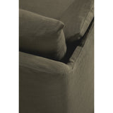 Modern European furniture - Linen Blend 2-Seater Sofa - www.oroa.com