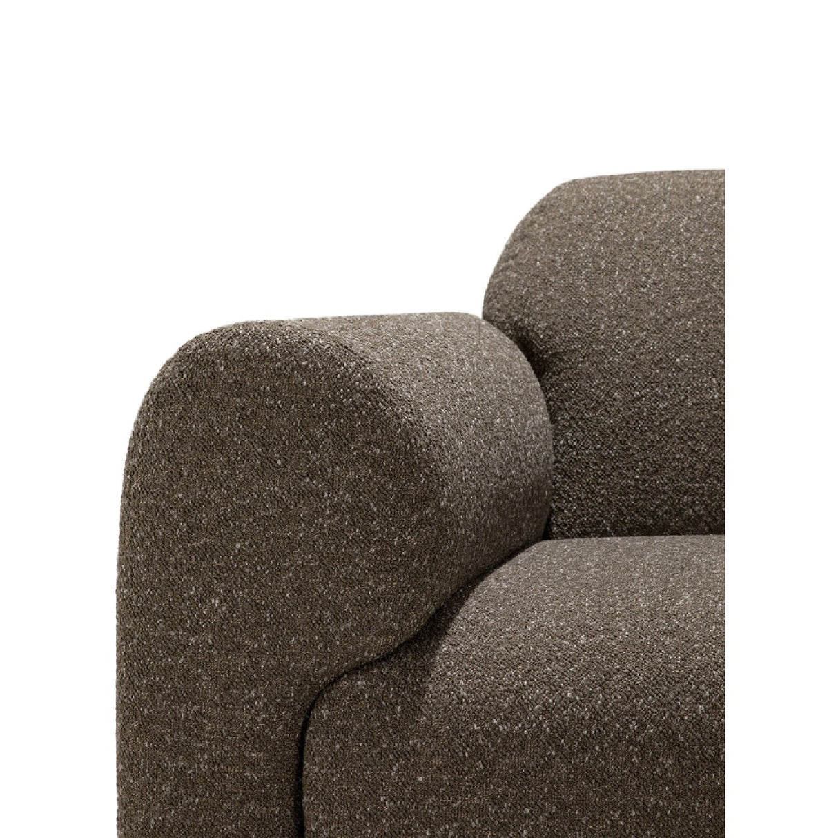 Brown Modular Sofa – Bulky – material finish alternate view 47