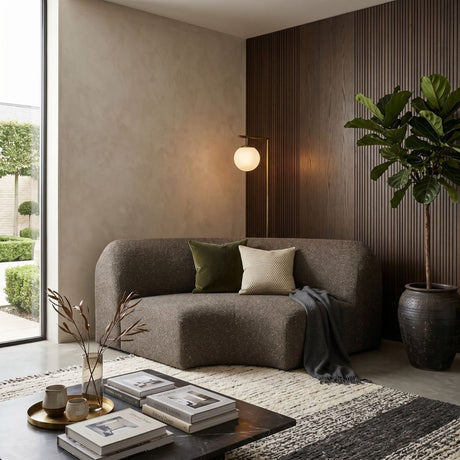 Brown Modular Sofa – Bulky – material finish alternate view 15