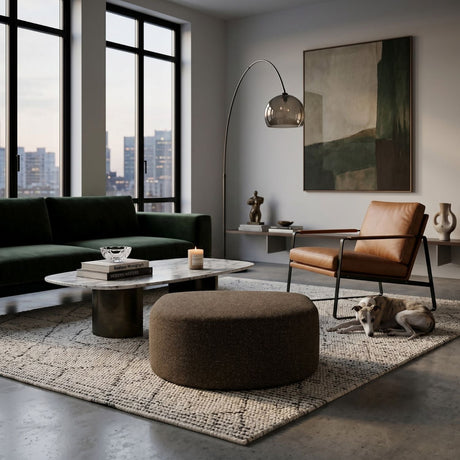 Brown Modular Sofa – Bulky – material finish alternate view 26