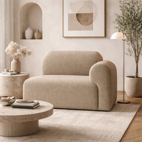 Modern European furniture - Beige Modular Sofa - www.oroa.com