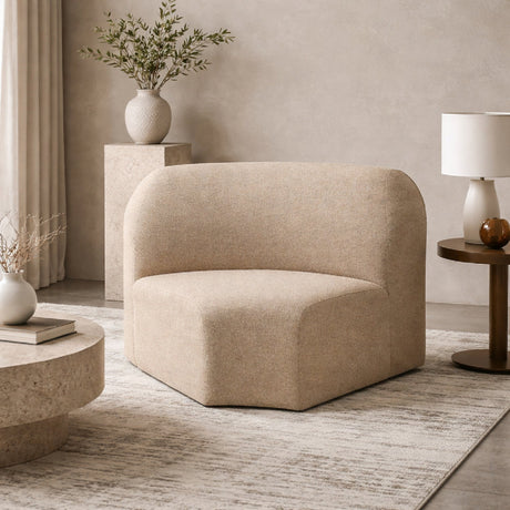 Modern European furniture - Beige Modular Sofa - www.oroa.com