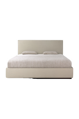Modern Minimalist Linen Queen Bed | Ethnicraft Revive | Oroatrade.com