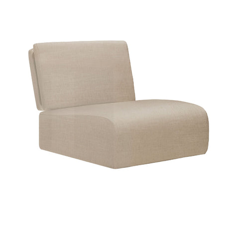 Modern or European furniture - Fabric Cushioned Lounge Chair - www.oroa.com