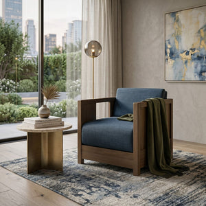   Modern or European furniture - Fabric Cushioned Lounge Chair - www.oroa.com | Oroa.com