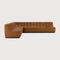 Brown Leather Modular Sofa | Ethnicraft N701 | Oroa.com