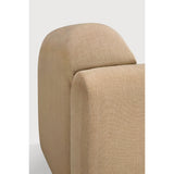 Modern European furniture - End Seater Sofa with Semi-Circle Footstool - www.oroa.com