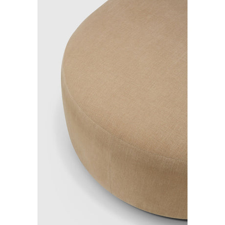 Modern European furniture - End Seater Sofa with Semi-Circle Footstool - www.oroa.com