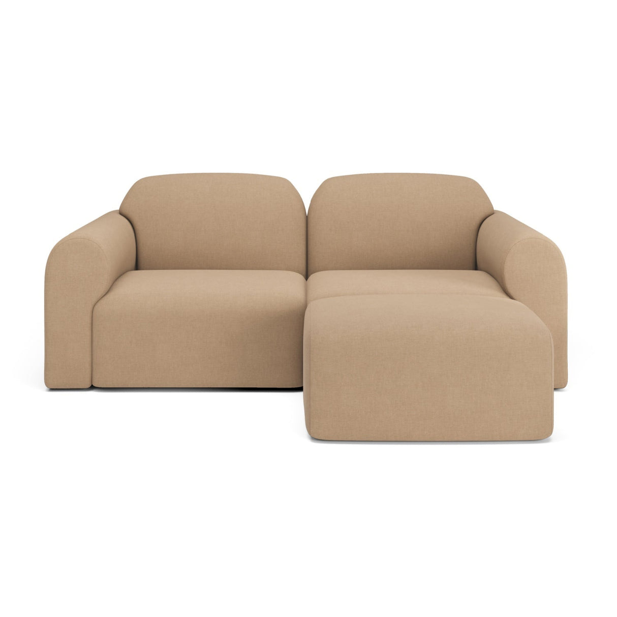 Modern European furniture - End Seater Sofa with Footstool  - www.oroa.com
