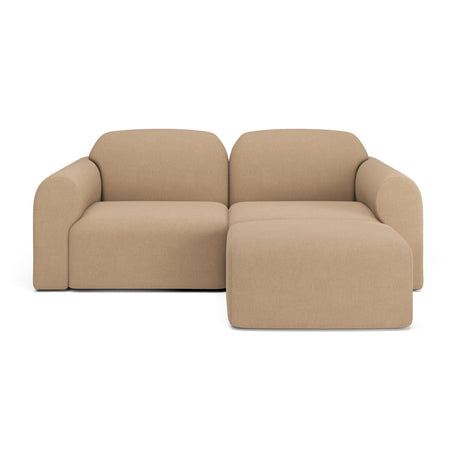 Modern European furniture - End Seater Sofa with Footstool  - www.oroa.com