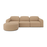 Modern European furniture - Modular Sofa with Semi - Circle Footstool - www.oroa.com