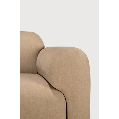 Modern European furniture - Modular Sofa with Semi - Circle Footstool - www.oroa.com