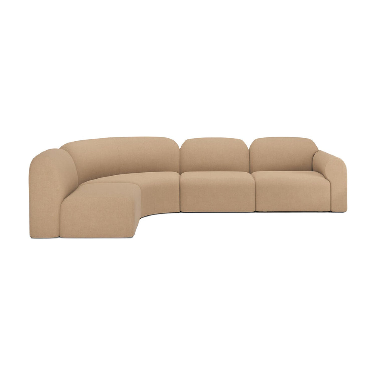 Modern or European furniture - Curved Modular Sofa Set - www.oroa.com