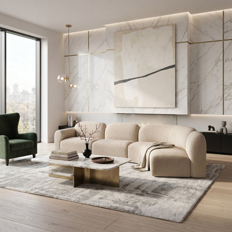 Modern or European furniture - Curved Modular Sofa Set - www.oroa.com