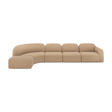 Modern or European furniture - Light Brown Modular Sofa Set - www.oroa.com