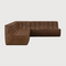 Dark Brown Leather Modular Sofa Set | Ethnicraft N701 | Oroa.com