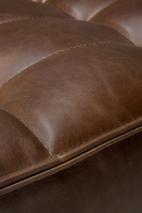 Dark Brown Leather Modular Sofa | Ethnicraft N701 | Oroa.com