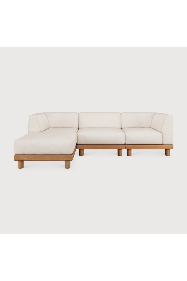 Outdoor Modular Sofa with Chaise S | Ethnicraft Monocle | Oroa.com