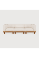 White 3-Seater Outdoor Modular Sofa | Ethnicraft Monocle | Oroa.com