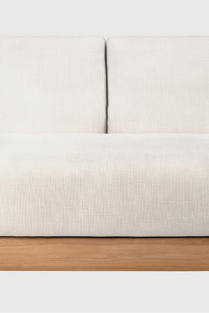 White 3-Seater Outdoor Modular Sofa | Ethnicraft Monocle | Oroa.com