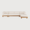 Outdoor Modular Sofa with Chaise L | Ethnicraft Monocle | Oroa.com