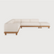 Outdoor Modular Sofa with Ottoman | Ethnicraft Monocle | Oroa.com