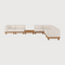 Outdoor Modular Sofa with Side Table | Ethnicraft Monocle | Oroa.com