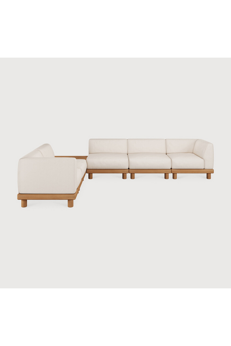 Outdoor Modular Sofa with Table | Ethnicraft Monocle | Oroa.com