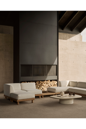 Outdoor Modular Sofa with Table | Ethnicraft Monocle | Oroa.com