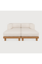 White Outdoor Modular Sofa Set | Ethnicraft Monocle | Oroa.com